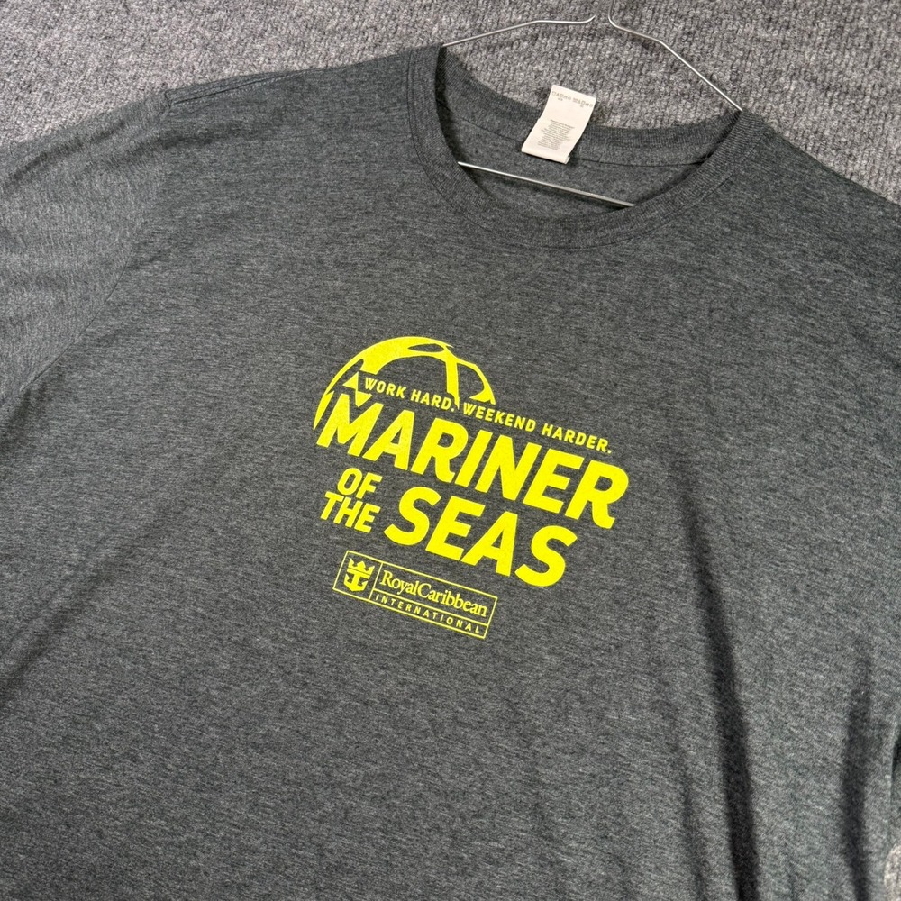 Royal Caribbean Mariner of the Seas T Shirt Mens XL Grey Graphic Tee